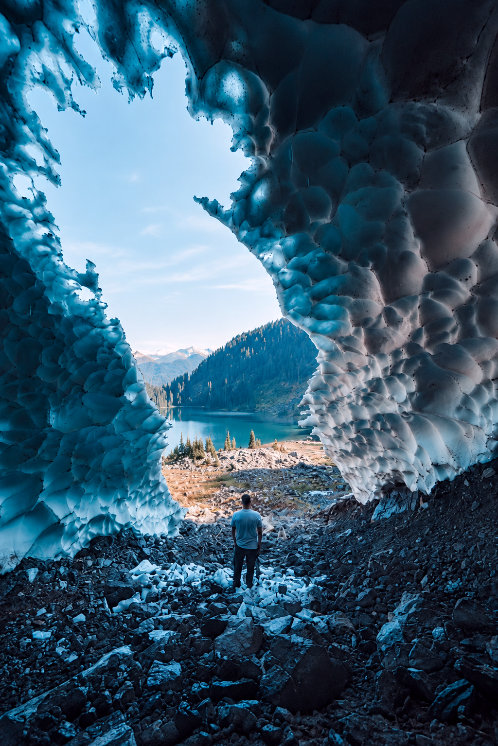 Ice cave photography by Eli Seekins